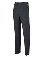 Grey Check Wool-Blend Tailored Suit Trousers 44" 34"