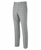 Grey Navy Check Wool Suit Trousers 38" 32"