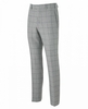 Grey Navy Check Wool Suit Trousers 42" 32"