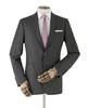 Grey Prince of Wales Check Tailored Business Suit Jacket 38" Regular