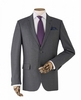 Grey Prince of Wales Check Wool Suit Jacket 38" Regular