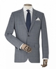 Grey Windowpane Check Tailored Suit Jacket 48" Regular