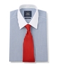 Navy Bengal Stripe Classic Fit Winchester Shirt 20" Standard