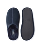 Navy Calfskin Mule Slippers 11/12