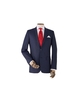 Navy Chalk Stripe Tailored Suit Jacket 40" Regular