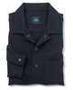 Navy Half Button Collared Sweatshirt S