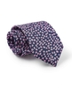 Navy Irregular Spot Silk Tie