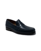 Navy Leather Loafers 6