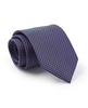 Navy Mini Flower Pattern Silk Tie