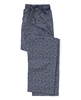 Navy Paisley Sketch Print Cotton Lounge Pants L