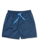 Navy Printed Cotton Lounge Shorts XL