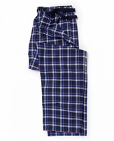 Navy Red Check Lounge Pants L