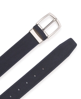 Navy Suede Belt 44"