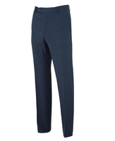 Navy Wool-Blend Tailored Suit Trousers 44" 30"
