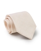 Pale Yellow White Spot Silk Tie