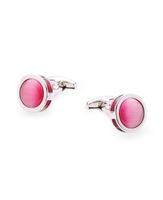 Pink Catseye Cufflinks