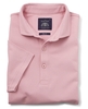 Pink Cotton Piqué Slim Fit Polo Shirt L