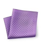 Purple Irregular Spot Silk Pocket Square