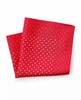 Red Irregular Spot Silk Pocket Square