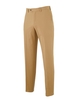 Tan Flat Front Stretch Cotton Slim Fit Chinos 30" 32"