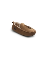 Tan Microsuede Moccasin Slippers 10