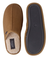Tan Microsuede Mule Slippers 9/10