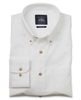 White Classic Fit Oxford Shirt - Single Cuff L Lengthen by 2"