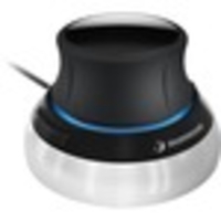 3Dconnexion SpaceMouse Compact - Cable - 2 Button(s) - Black,  Silver - USB 1.1 - Symmetrical