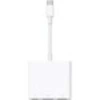 Apple HDMI/USB AV/Data Transfer Cable for MacBook,  iPad,  iPod,  iPhone,  Flash Drive,  Camera,  Projector,  TV, 