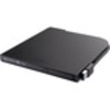 Buffalo MediaStation Portable Blu-ray Writer - Black - BD-R/RE Support - 24x CD Read/24x CD Write/16x CD Rewrite - 6x BD Read/6x BD Write/2x BD Rewrite - 8x DVD Read