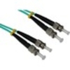 Cables Direct 0.5m OM3 Fibre Optic Cable ST-ST (Multi-Mode)