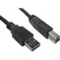 Cables Direct 3 m USB/USB-B Data Transfer Cable for Computer,  Notebook,  External Hard Drive,  Docking Station,  USB Hub - 1 - First End: 1 x Type A Male USB - Second E