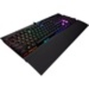 Corsair K70 Gaming Keyboard - Cable Connectivity - USB 2.0 Type A Interface - English (UK) - Black - Mechanical Keyswitch - 105 Key - PC,  Windows