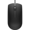 Dell MS116 Mouse - Optical - Cable - 2 Button(s) - Black - USB - 1000 dpi Scroll Wheel
