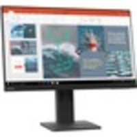 Lenovo ThinkVision E24-28 23.8" Full HD WLED LCD Monitor - 16:9 - Raven Black