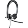Logitech H650e Wired Headset - Over-the-head - Supra-aural - 50 Hz - 10 kHz - USB