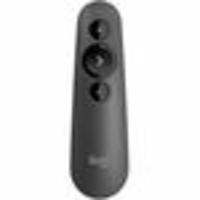 Logitech R500 Presentation Pointer - Bluetooth/Radio Frequency - USB - 3 Button(s) - Graphite - Wireless - 2.40 GHz