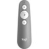 Logitech R500 Presentation Pointer - Bluetooth/Radio Frequency - USB - Laser - 3 Button(s) - Grey - Wireless - Symmetrical