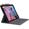Logitech SLIM FOLIO Keyboard/Cover Case (Folio) iPad (7th Generation) Tablet - Graphite - Bump Resistant,  Scratch Resistant,  Spill Resistant,  Wear Resistant,  Tear Re