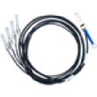 Mellanox QSFP+/SFP+ Network Cable for Network Device - 3 m - 1 x SFF-8436 QSFP+ - 4 x SFF-8431 SFP+