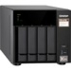 QNAP TS-473 4 x Total Bays SAN/NAS Storage System - 512 MB Flash Memory Capacity - AMD R-Series Quad-core (4 Core) 2.10 GHz - 4 GB RAM - DDR4 SDRAM Tower - Serial AT