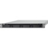 QNAP Turbo NAS TS-463U-RP 4 x Total Bays NAS Server - 1U - Rack-mountable - AMD Quad-core (4 Core) 2 GHz - 4 GB RAM DDR3L SDRAM - Serial ATA/600 - RAID Supported 0, 