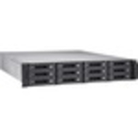QNAP Turbo NAS TS-EC1280U-E3-4GE-R2 12 x Total Bays SAN/NAS Server - 2U - Rack-mountable - Intel Xeon Quad-core (4 Core) - 4 GB RAM DDR3 SDRAM - Serial ATA/600 - RAI