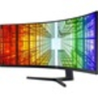 Samsung S49A950UIU 49" UW-Dual QHD Curved Screen LED LCD Monitor - 32:9 - Charcoal Black -