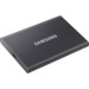 Samsung T7 MU-PC1T0T/WW 1 TB Portable Solid State Drive - External - PCI Express NVMe - Titan Gray - Gaming Console,  Desktop PC,  Smartphone,  Smart TV,  Tablet Device