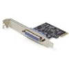 StarTech.com 1-Port Parallel PCIe Card,  PCI Express to Parallel DB25 LPT Adapter Card,  Desktop Expansion Controller for Printer,  SPP/ECP - Parallel PCIe card control