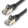 StarTech.com 10m CAT6a Ethernet Cable - Black - RJ45 Snagless Connectors - CAT6a STP Cord - Copper Wire - Network Cable (6ASPAT10MBK) - First End: 1 x RJ-45 Male Net