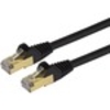 StarTech.com 14 ft Cat6a Patch Cable - Shielded (STP) - Black - 10Gb Snagless Cat 6a Ethernet Patch Cable - First End: 1 x RJ-45 Male Network - Second End: 1 x RJ-45