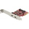 StarTech.com 2-port 10Gbps USB C PCIe Card Adapter - USB 3.2 Gen 2 Type-C PCI Express Expansion Add-On Card - Windows,  macOS,  Linux - USB C PCI Express card w/ Multi