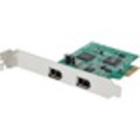 StarTech.com 2 Port 1394a PCI Express FireWire Card - TI TSB82AA2 Chipset - Plug-and-Play - PCIe FireWire Adapter (PEX1394A2V2) - The TAA compliant PCI Express Firew